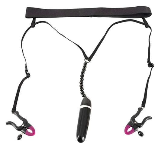7 Function Vibrator and Labia Clamps